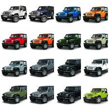 2015 Jeep Wrangler Colors