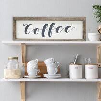So rich with coffee essence that you'll almost smell the aroma! Coffee Wall Decor Wayfair