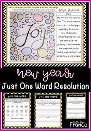 Just One Word Resolutions For The New Year In 2020 Words New Years Activities February Activity