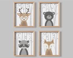 Baby Nursery Decor Baby Nursery Wall Art Woodland Nursery Etsy Baby Nursery Wall Art Baby Room Decor Neutral Baby Nursery Decor