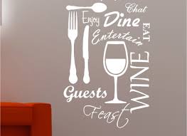 wine a bit kitchen vinyl wall quote