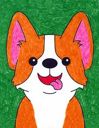 It's a bit harder for the really little artists, just because it has more steps. How To Draw A Dog Face Art Projects For Kids