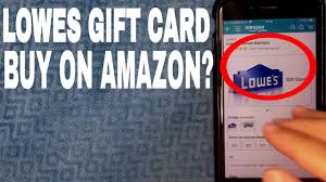 Maybe you would like to learn more about one of these? How To Buy Lowes Gift Card On Amazon Youtube