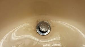 sink was stained and cracked. picture