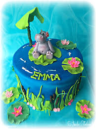 Hippo Cake Nilpferd Kuchen Kinder Kuchen Kuchen Und Kindergeburtstagstorte