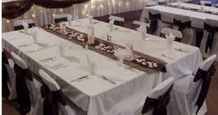 How to set up a banquet table setting the table is an aesthetic gesture that helps the food look more appetizing and enjoyable. A Small Town Bride 11 08 Wedding Table Layouts Rectangle Wedding Tables Rectangle Table