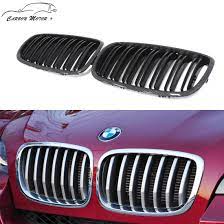 Carbon Fiber Front Grille For Bmw X5 X6 E70 E71 Grille X5m X6m Xdrive35i 07 14 Bmw X5 Carbon Fiber Bmw