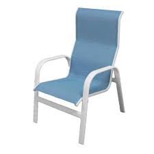 Marco Island White Commercial Grade Aluminum Patio Dining Chair With Dupione Poolside Sling 2 Pack 3108 W Dp The Home Depot Patio Dining Chairs Patio Dining Aluminum Patio
