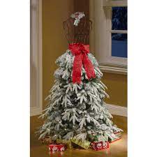 Our variety of ornaments, cards, gifts, christmas decorations and much more has something for everything this holiday season. Holiday Time Artificial Christmas Trees 5 Flocked Dress Form Artificial Tree Clear Lights Walmart Com Walmart Com