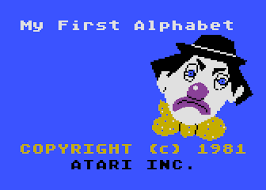 Alphabet refers to the letters of a language, arranged in the order fixed by custom. Download My First Alphabet Atari 8 Bit My Abandonware