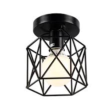 Maybe you would like to learn more about one of these? Koonting Retro Vintage Industrial Flush Mount Ceiling Light Mini Painting Metal Pendant Light Ceilin Ceiling Lights Vintage Ceiling Lights Metal Pendant Light
