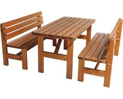 Gemütliche sitzgruppe für 4 personen in trendiger rattanoptik mit bank zwei sesseln und tisch. Gartenmobel Set Wien Holz 4 Sitzer 3 Teilig Kiefer Honigbraun Gebeizt Bei Hornbach Kaufen