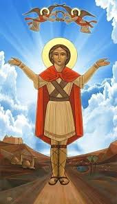 Saint Mina The Egyptian Martyr Christian Art Book Design Iconography