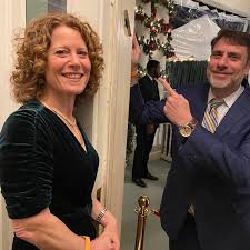 Rabbi Peter Berg and Cantor Tracey Scher revisited The Temple's mezuzah at  the first-ever vice presidential Chanukah party in U.S. history! Rabbi Berg  had the honor of affixing it