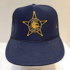 Hat Is Pre Owned From A Collector It Has Never Been Worn 100 Polyester Ebay Sheriff Hat Hats Baseball Hats