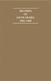 Records Of Saudi Arabia 1902 1960 Middle East History Cambridge University Press