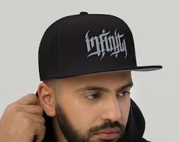 Saint Hat, Sinner Hat, Tattoo Hat, Goth Hat, Ambigram Hat, Tatto Inspired,  the Pirate Cartel, Snapback Hat