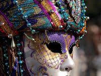 Venetian Masks Almost Look Like Real People Are Behind Them Venetian Masquerade Masks Carnival Masks Masks Masquerade