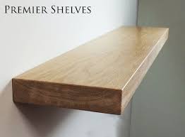 Solid Oak Floating Shelves Mantel Beam 10 X 2 5 Handmade In Uk Up To 200cm Long Concealed Fi Oak Floating Shelves Floating Shelves Long Floating Shelves