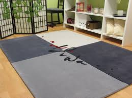 Moderner Designer Teppich Asia Grau Hangetuftet Teppich Design Teppich Modern