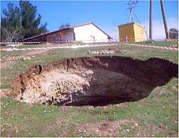 how does a sinkhole form?