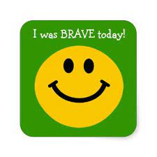 Copypasta should be accessible and easy to copy and paste without extra hassle. I Was Brave Today Yellow Face On Green Square Sticker Zazzle Com Yellow Smiley Face Smiley Brave