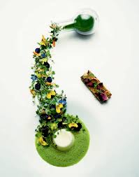 Joutes With Bone Marrow Green Gazpacho Pea Puree Verjus Jelly And Cheese Toasts By Chef Heston Blumenthal Heston Blumenthal Food Art Food Design