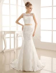 Exklusive modelle, die zum jeweiligen individuellen typ passen, tragen viel zum. Meerjungfrau Juwel Hals Braut Brautkleid Mit Scharpe Milanoo Com Robe Mariee Pas Cher Robe De Mariee Courte Mariage Robe Dentelle