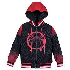 Spider Man Into The Spider Verse Hooded Jacket For Boys Shopdisney Jackets Men Fashion Boys Fleece Pajamas Jackets