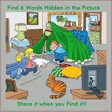 Can you find the three hidden words in the above picture. Facebook