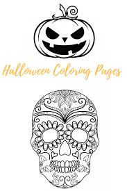 On many of these pictures, the skulls are decorated with flowers. Free Halloween Coloring Pages Whisky Sunshine