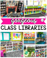 Gorgeous Classroom Libraries Playdough To Plato Reading Corner Classroom Elementary Classroom Themes Kindergarten Library