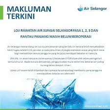 Kalau ikut senarai itu syukur kawasan kami memang tidak terlibat sebabnya susah kalau tak ada bekalan air melebih 6 jam. Terkini Gangguan Bekalan Air Di Lembah Klang Dijangka Berlarutan 4 Hari Lagi