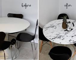 Furniture Makeovers With Contact Paper Diy Projects Ideas Kitchen Table Marble Home Decor Tips Kitchen Table Makeover