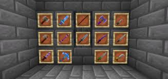 Medieval weapons mod · recipes. Minecraft Dungeon Weapons Minecraft Pe Addon Mod 1 16 10 02 1 16 20 54 1 14 60