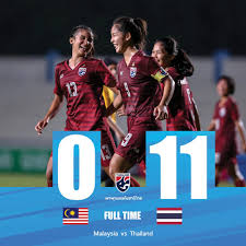 ในฟุตบอลหญิงชิงแชมป์เอเชีย ทีมชาติไทยชนะเลิศ 1 ครั้ง ในปี 1983 และได้รองชนะเลิศ 3 ครั้ง ในปี 1975, 1977 และ 1981 Full Time Malaysia 0 11 Thailand à¸Ÿ à¸•à¸šà¸­à¸¥à¸— à¸¡à¸Šà¸²à¸• à¹„à¸—à¸¢ Facebook