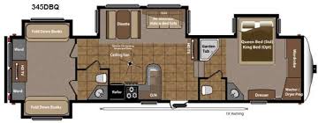 Loaded and luxurious rare 2 bedroom fifth wheel! Triple Bunk Beds For Sale Used Novocom Top
