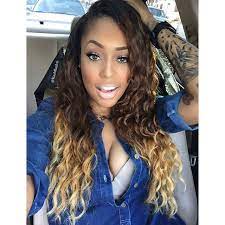 Brown Blonde Ombre Hair Style Weave Hairstyle Flawless Makeup Black Beauty African American Kashbarb Ombre Hair Black Women Ombre Hair Blonde Hair Styles