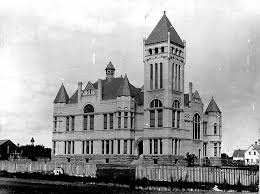 Black And White Little Falls Mn Morrison County Courthouse Newly Built In 1891 Little Falls Minnesota Little Falls Minnesota