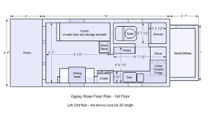 Tiny House On Wheels Plans For Floor Unique Efficient Floor Nice Design And Comfortable Tiny House Floor Plans Small Houses On Wheels Tiny House On Wheels