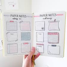 Hi Friends I Have Added A Second Page Of Paper Notes Ideas Hope You Like It Bullet Journal Writing Bullet Journal Notes Bullet Journal Inspiration