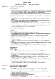 All consultancy jobs in one easy search. Sap Architect Resume Samples Velvet Jobs