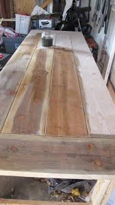 Diy Natural Stain For Rustic Tables Merrypad Barnwood Table Stained Table Diy Dining Table