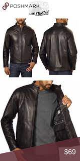 Boston Harbour Men S Genuine Leather Jacket Boston Harbour Men S Genuine New Zealand Lambskin Leathe Jackets Men Fashion Leather Jacket Genuine Leather Jackets