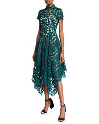 Oscar De La Renta Cap Sleeve Lace Illusion Cocktail Dress Cocktail Dress Lace Dresses Clothes Design
