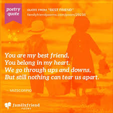 Through thick and thin friendship ups and downs quotes. Strength Of A Friendship Best Friend Best Friend Poem