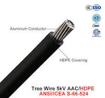 Tree Wire, Aerial Cable, 5 Kv, AAC/HDPE (ANSI/ICEA S-66-524 ...