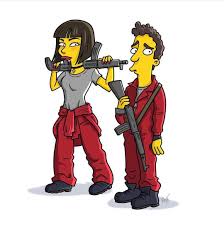 Tokyo Y Rio Simpson Te Gusta From Adnz Lacasadepapel Berlin Tokyo Rio Denver Moscu Helsinki Oslo Stockholm N The Simpsons Tokyo Wallpaper