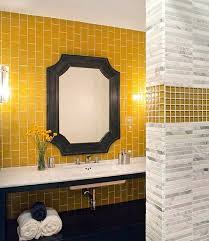 Contemporary yellow porcelain white subway walls. 40 Bathroom Tile Ideas Bathroom Decoration And Furniture Interior Design Ideas Avso Org