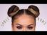 Half Up Space Buns Hair